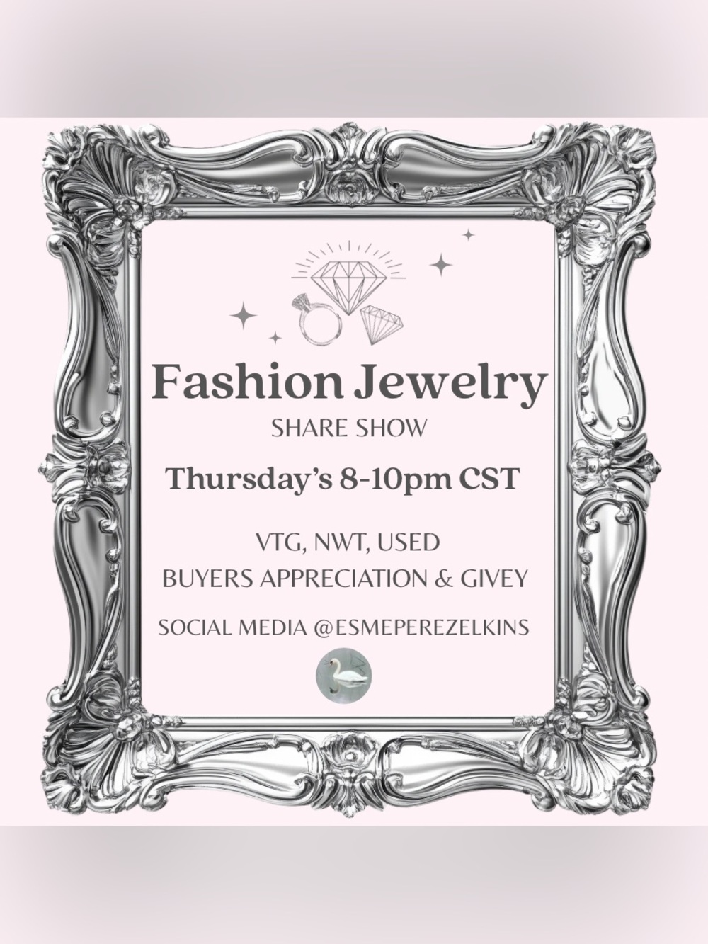 LIVE Jewelry Share Show Thursdays 7-9pm cst